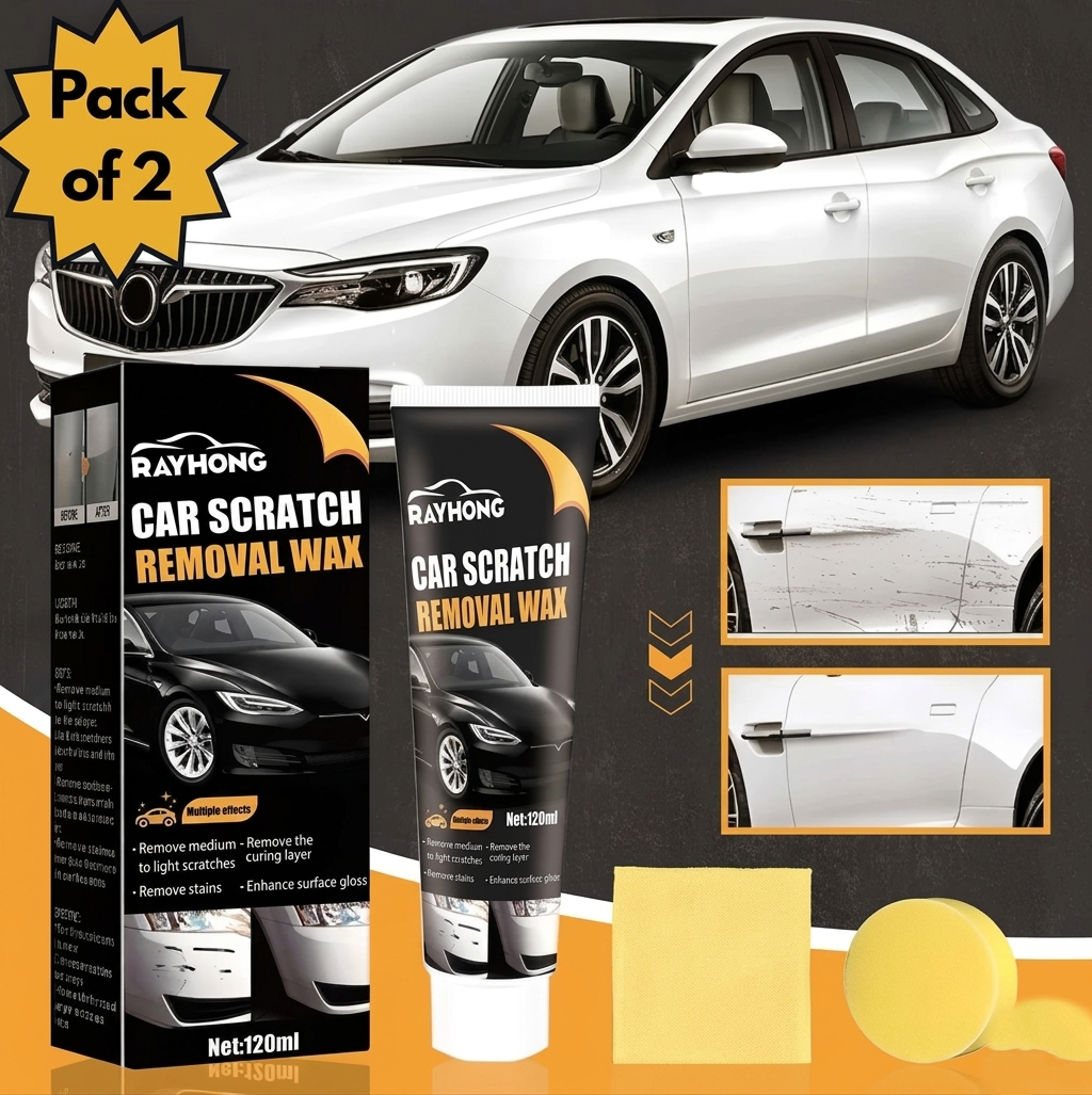 The Car Scratch Removal Wax (Buy 1 Get 1 Free)