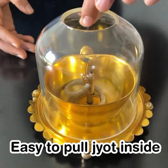 Shree Akhand Jyot Diya & Cover (not for sale)