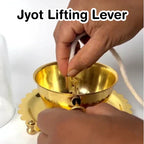 Shree Akhand Jyot Diya & Cover (not for sale)