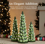 🎁🎄 Retro Hand-Painted Tabletop Christmas Trees (Limited Quantities)