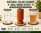 Sugar Balance Wooden Water Glass (100% Natural)