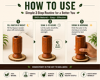 Sugar Balance Wooden Water Glass (100% Natural)