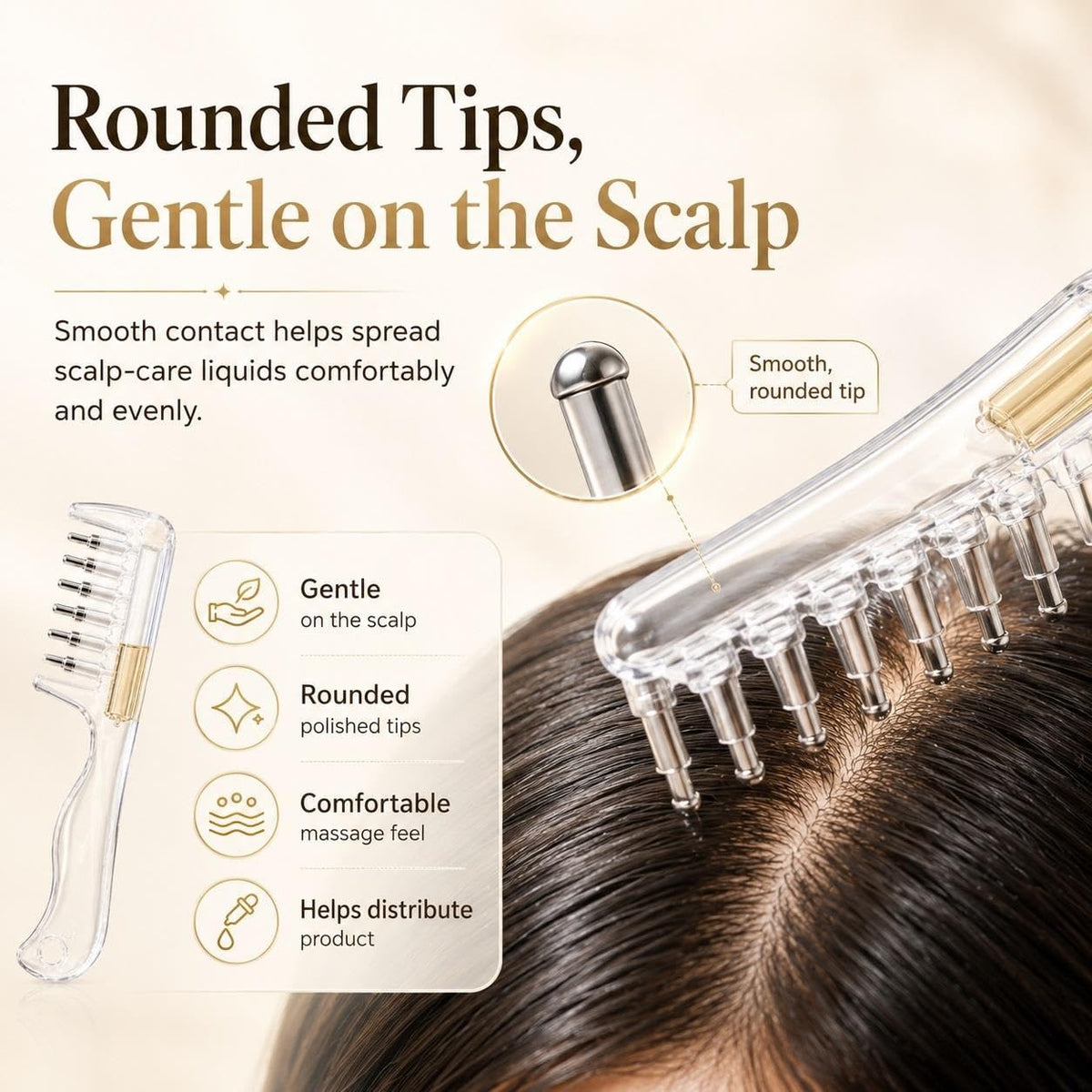 Scalp oil applicator