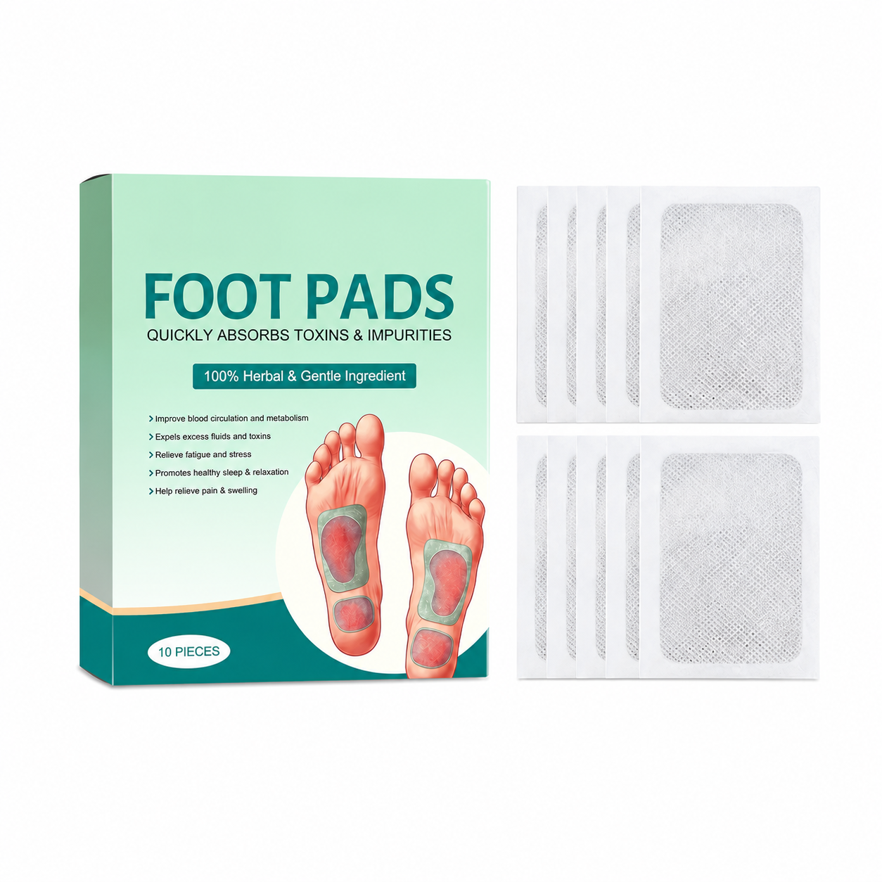 Overnight Herbal Foot Pads | Buy 1 Get 1 Free
