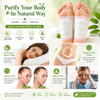 ToxiClean™ Overnight Foot Patches | Herbal Wellness Pads