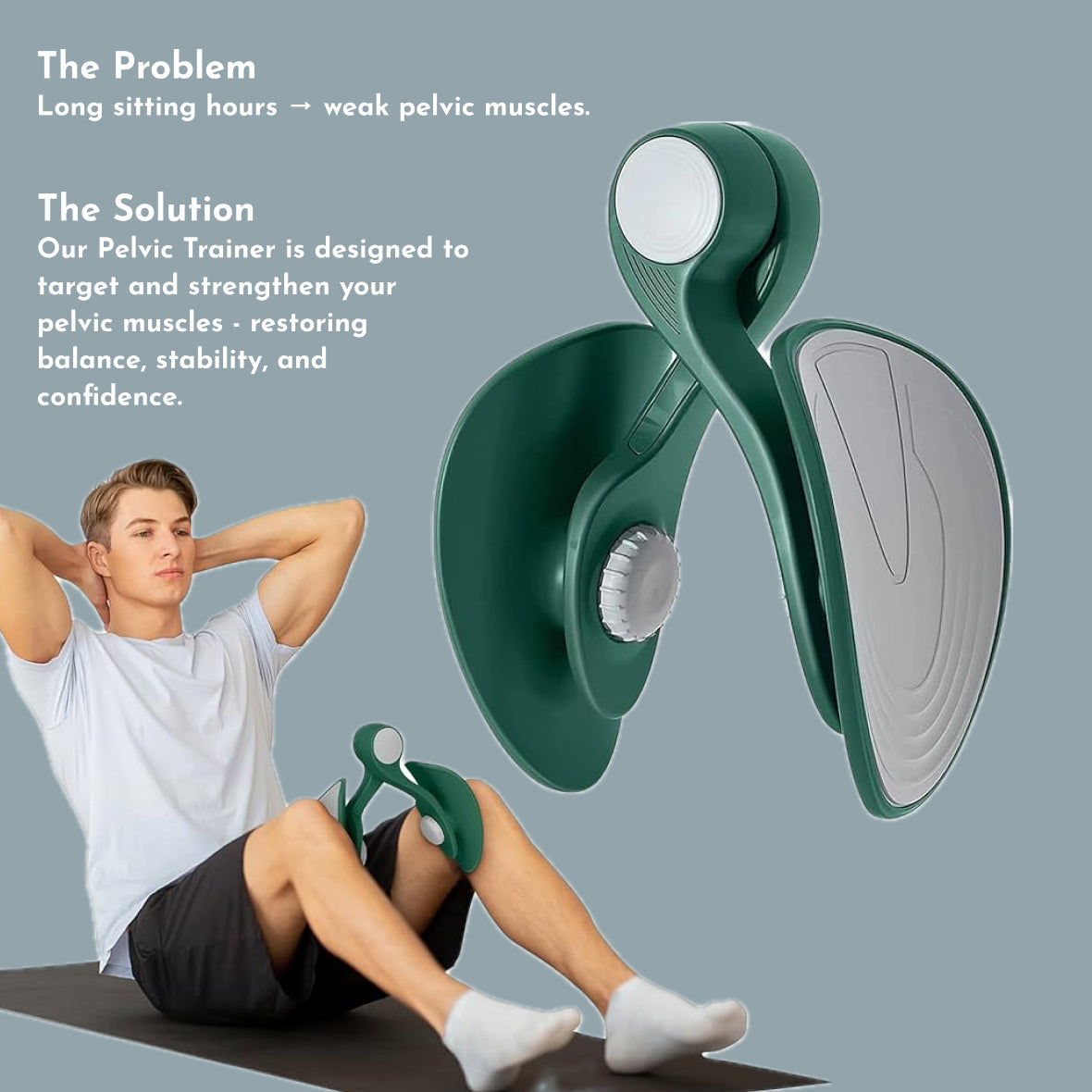 ⭐ ThighFlex Pro™ – Pelvic & Thigh Strength Trainer