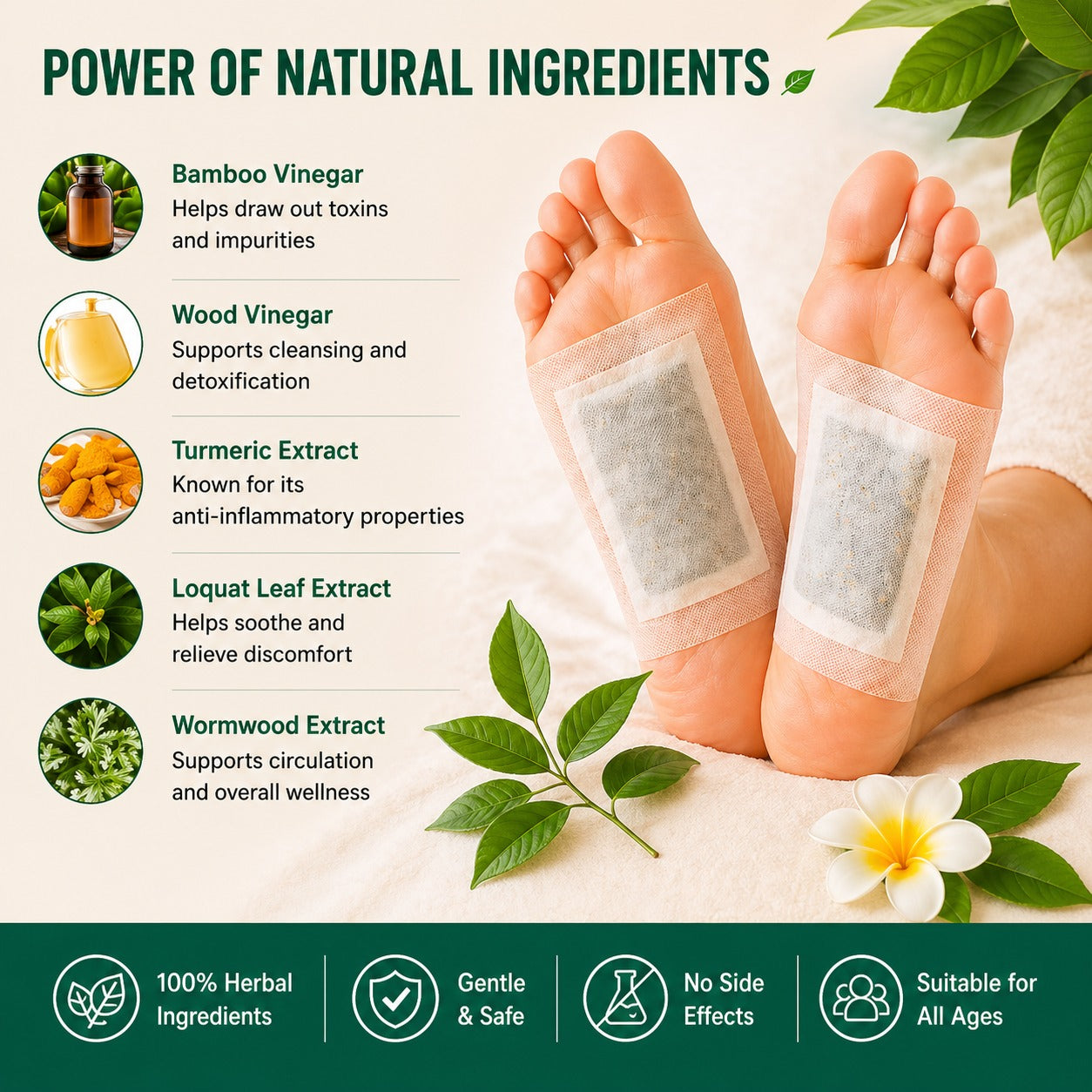 Sleep Detox™ Foot Patches | Overnight Herbal Cleanse