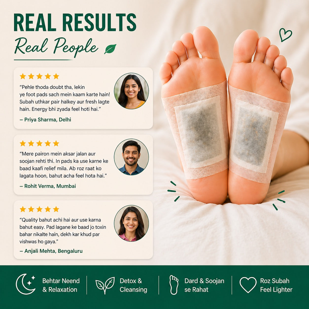 Sleep Detox™ Foot Patches | Overnight Herbal Cleanse