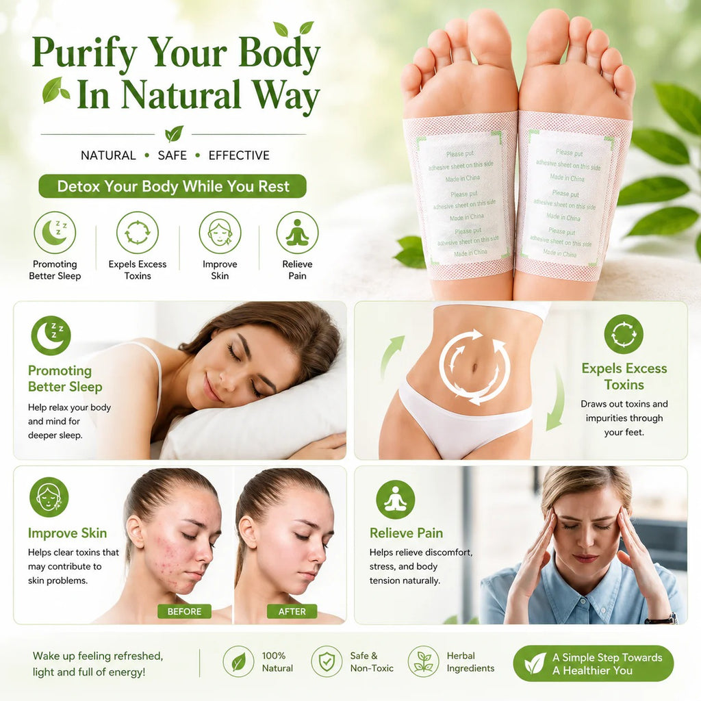 HerbalCleanse Foot Patch (Pack of 10) BUY 1 GET 1 FREE